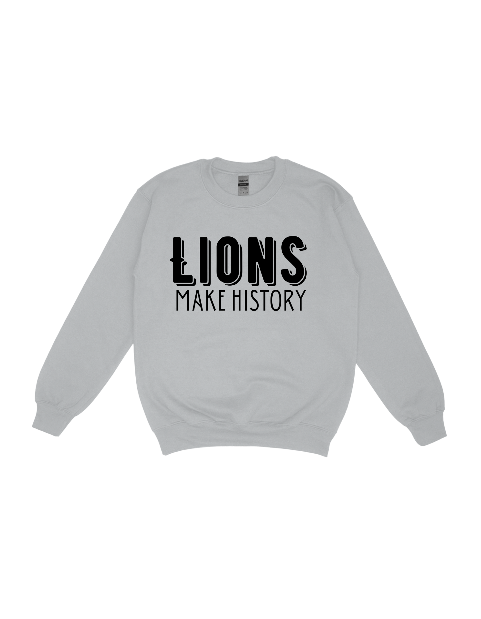 Lions Make History - Sport Gray Sweatshirt  Main Image